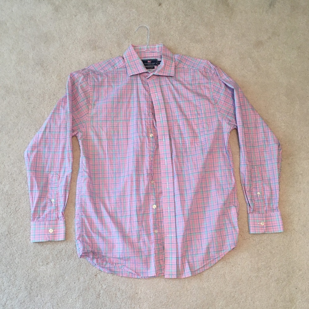 Vineyard Vines Colorful Gingham Button Down - image 1
